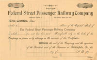 Federal Street Passenger Railway Co.